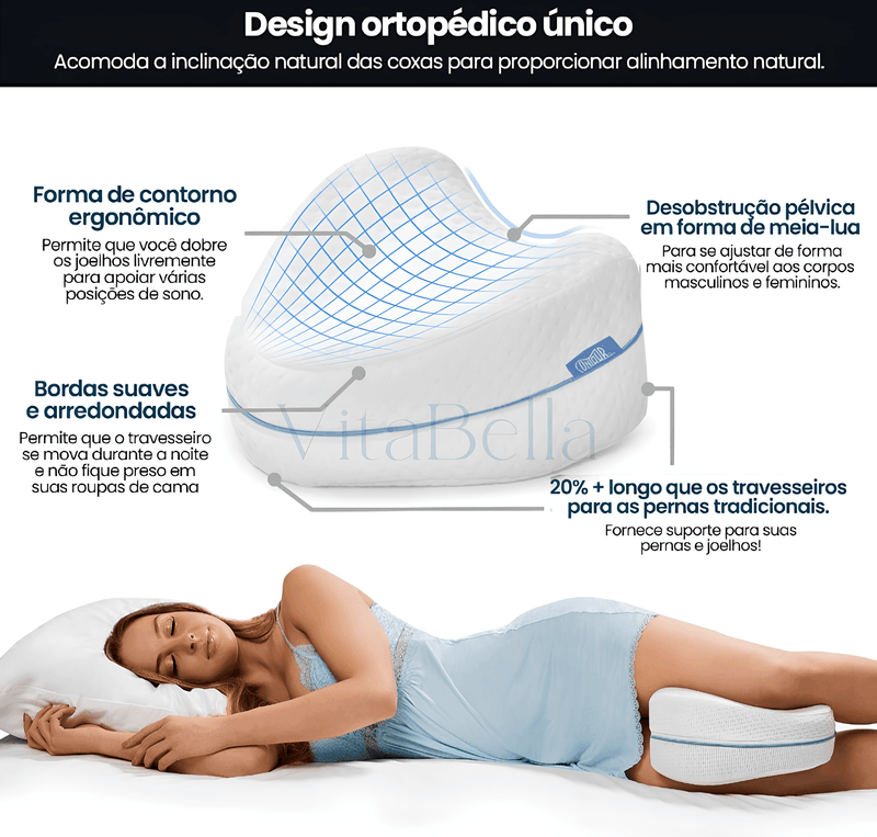 ZenSleep – Almofada Ortopédica para Noites Tranquilas