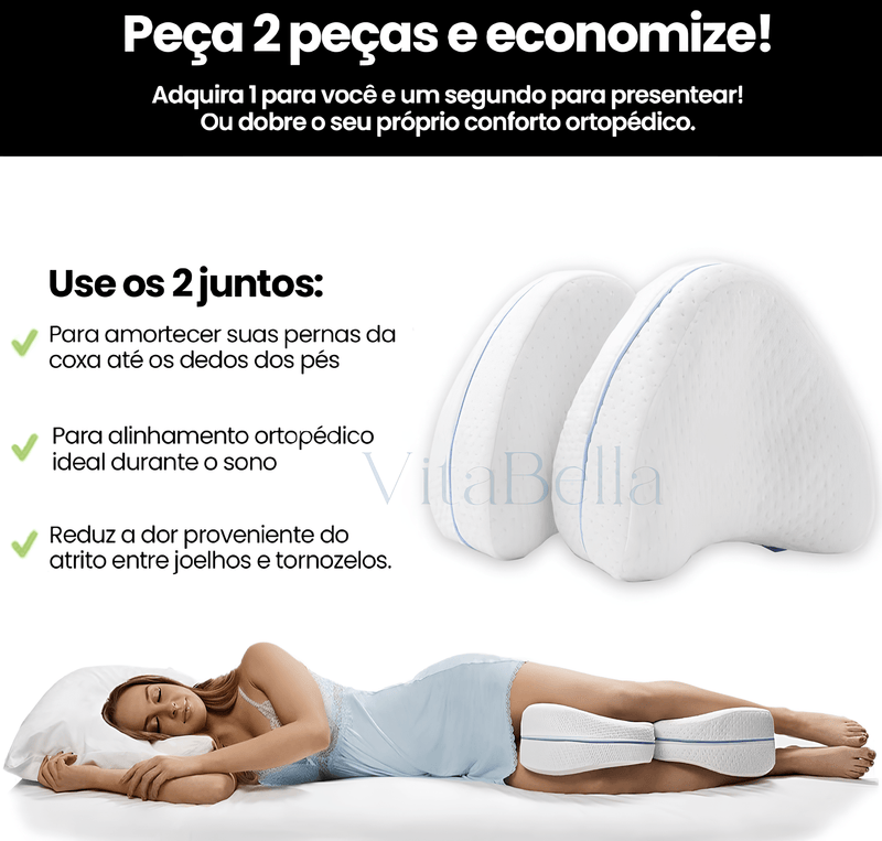 ZenSleep – Almofada Ortopédica para Noites Tranquilas