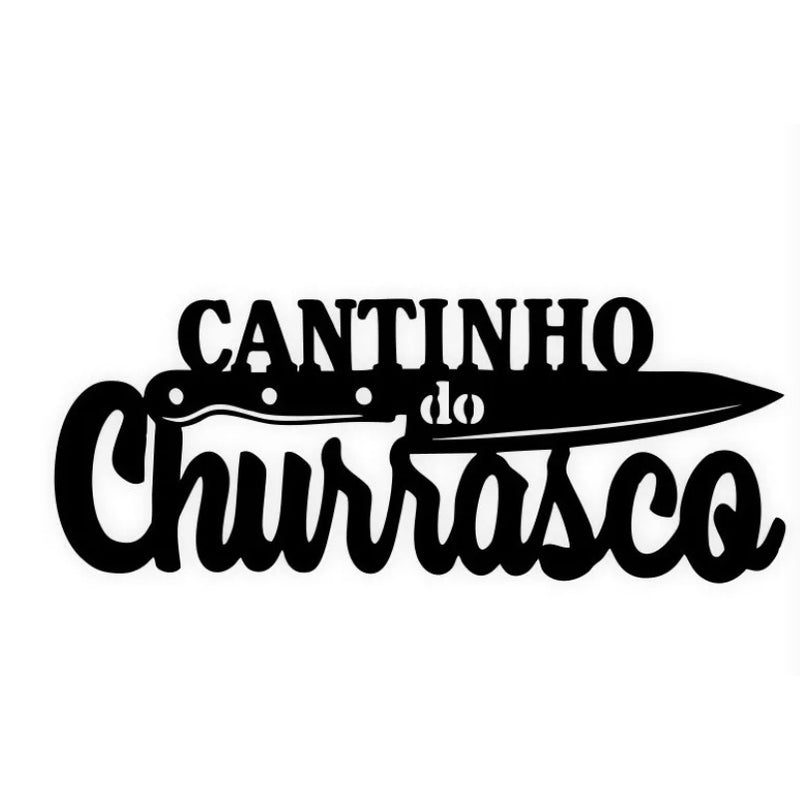 Placa Cantinho Do Churrasco