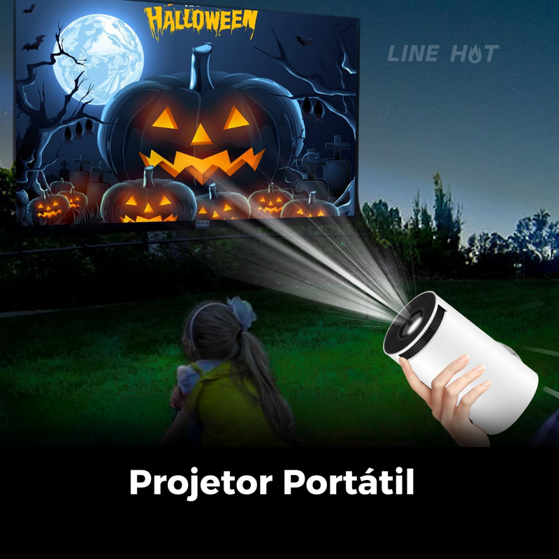 Projetor Portátil 4K Line Hot - ORIGINAL