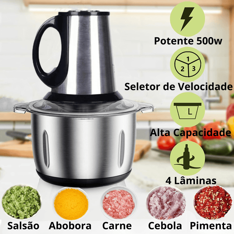 Triturador de Alimentos e Descascador de Alho MixPro™