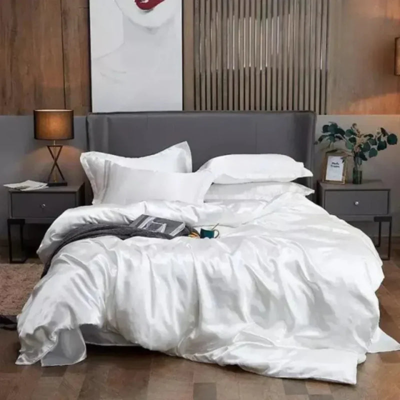 Conjunto de Roupas de Cama de Cetim - Luxurious