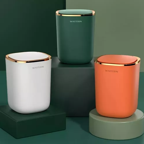 Lixeira Automática Wastebin TouchFree para Banheiro e Cozinha